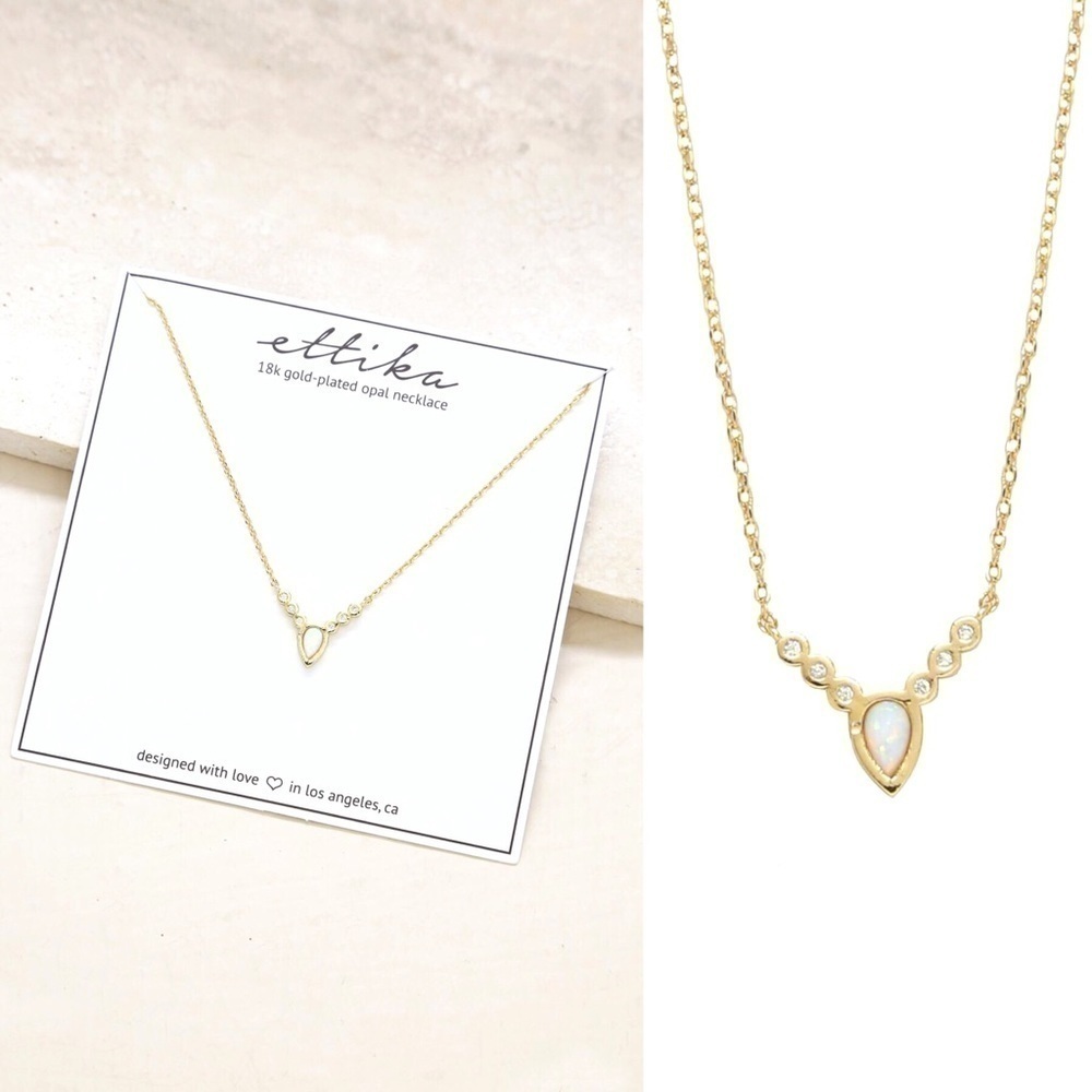 Ettika Kyocera Opal Necklace